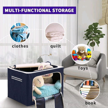66 LIT CLOTH ORGANIZER BIG SIZE WITH STAND(MULTI COLOR) (YS+X140)