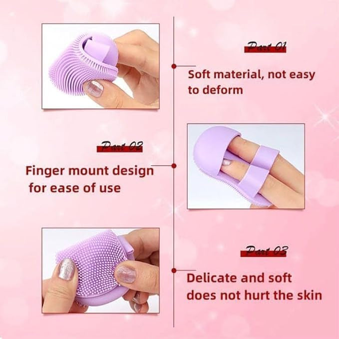 Silicone Mini Finger Face Brush (1PCS) (YS-X131)