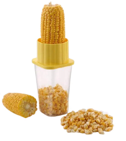 Multi Use Plastic Corn Stripper Cob Remover Bowl (X295)