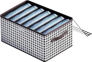 7 GRID CANVAS CLOTH ORGANIZER WITH LID AND GRID (X1031)