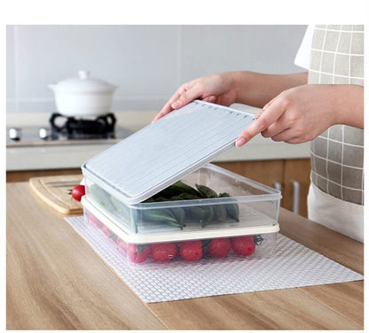 3 Pcs Food Storage Containers (1 x 2500 ML) (2 x 1200 ML)