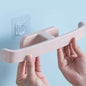Bathroom Towel Slipper Hanging Rack Self Adhesive Wall Mounted (1 Pc) (X1021)
