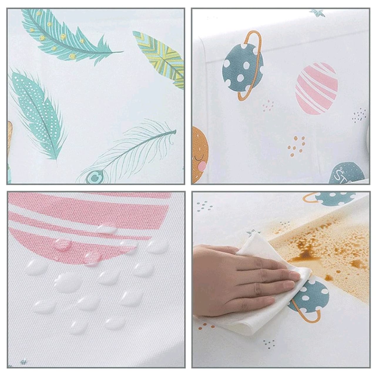 Printed Fridge Cover for Top with 6 Utility Pockets (B5)2-X116)