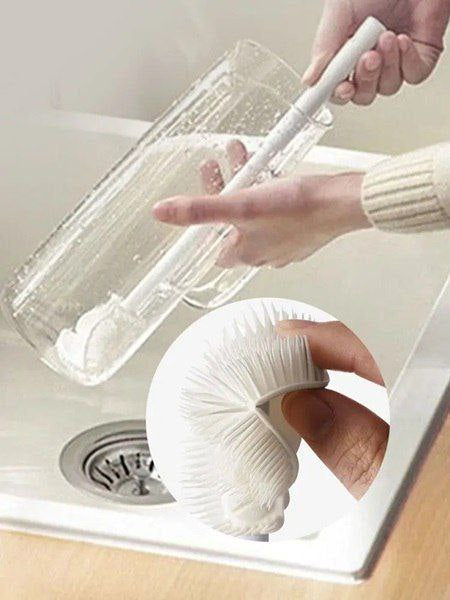 White long handle bottle brush (X868)