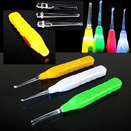 LED Flashlight Earpick with Tweezer (X1048)
