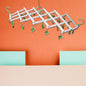 Adjustable clothes hanger with 29 clips for socks and underwear