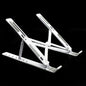 Foldable laptop stand in ergonomic design