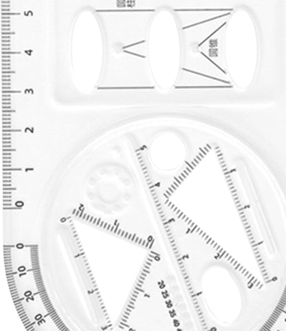 All in One Multipurpose Ruler 1PC (2-X182)