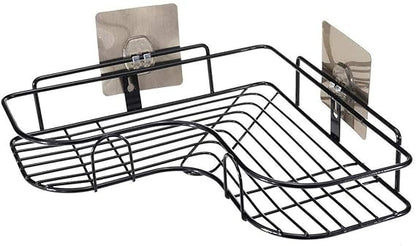 Self-Adhesive Kitchen-Bathroom Corner Shelf Organiser Storage Rack