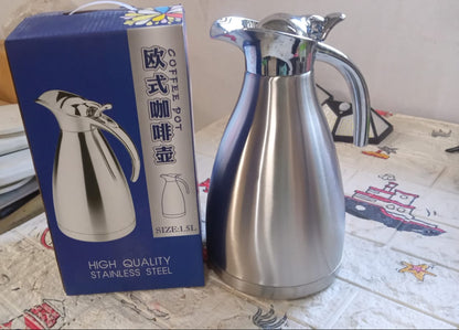Vacuum Insulated Kettle Jug (Stainless Steel): 1.5L Sizes (X266)