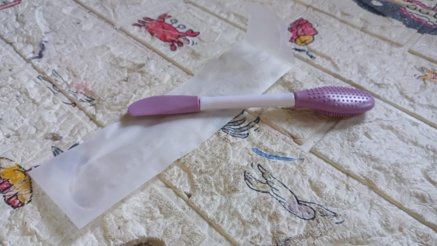 Double-headed Silicone Mask Brush Face Cleansing  (1 Pc) (X313)