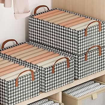 9 GRID CANVAS CLOTH ORGANIZER WITH LID AND GRID (X1093)