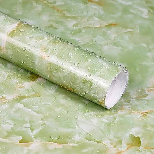 GREEN MARBLE FOIL PAPER (X1095)