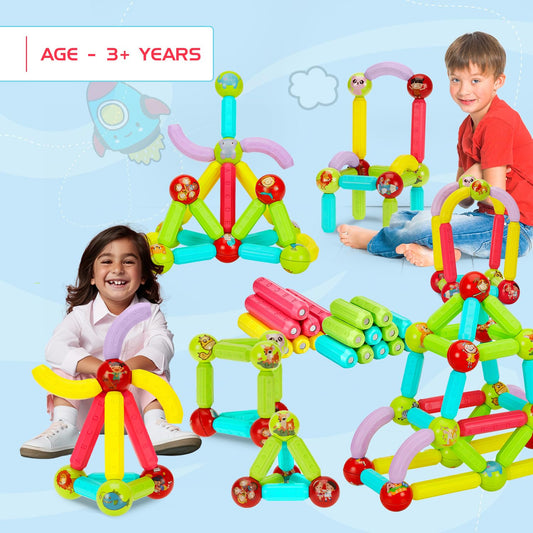 Magnetic Blocks Tiles - 36Pcs (5-X178)