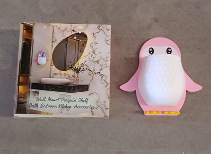 Penguin Storage Box, Adhesive Remote Case, Electric Toothbrushes Holder, (X355)