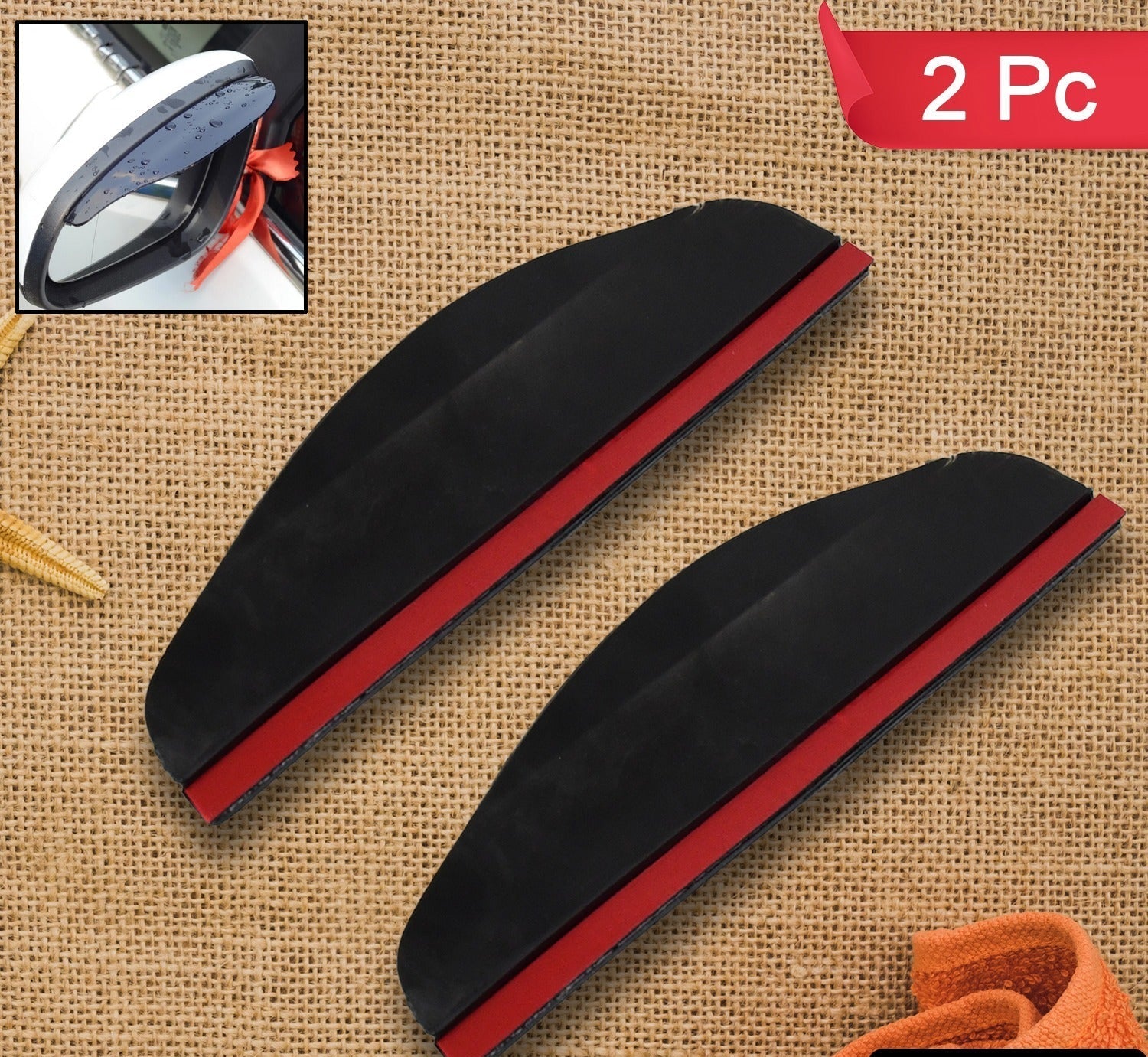 2 Pcs  Car Mirror Rain Protector Cover