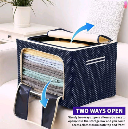 66 LIT CLOTH ORGANIZER BIG SIZE WITH STAND(MULTI COLOR) (YS+X140)