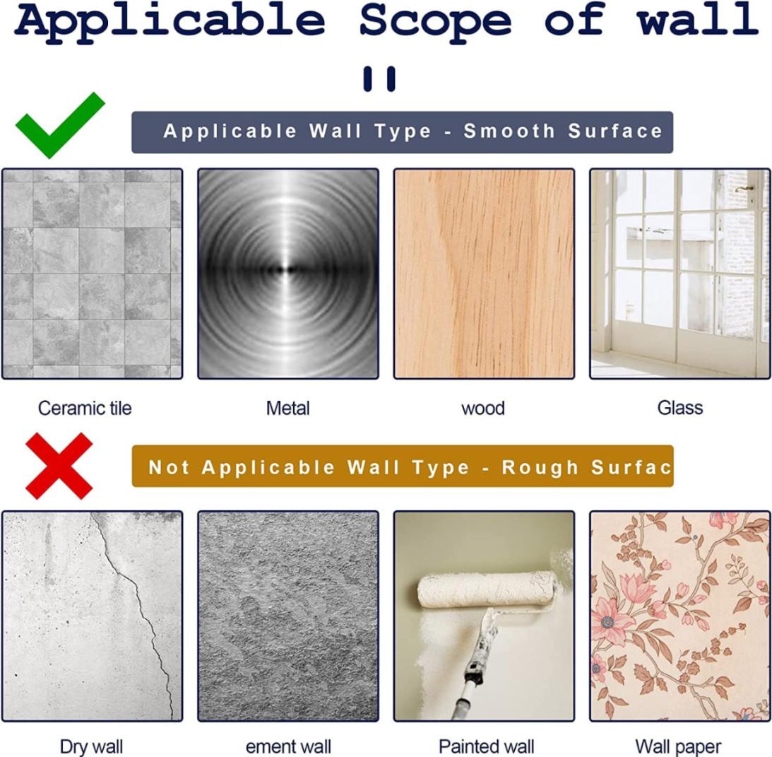 ROD HOLDER, CERTAIN PIPE HOLDER MULTIPURPOSE WALL STICKER (2PC) (YS+X122)