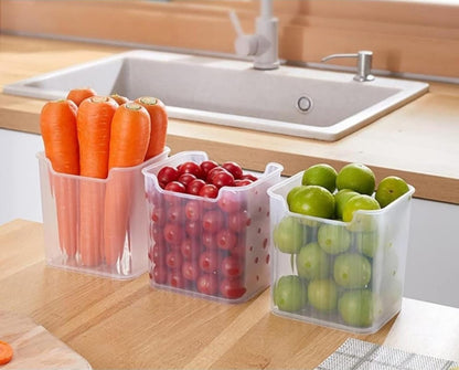 Multipurpose Fridge Storage Boxes ( Pack Of 3 ) (YS+X125)