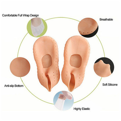 Anti Crack Silicone Gel Foot Protector Moisturising Socks
