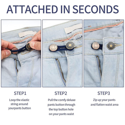 Extender Jeans Buckle | Pack Of 3 Pcs | X3025