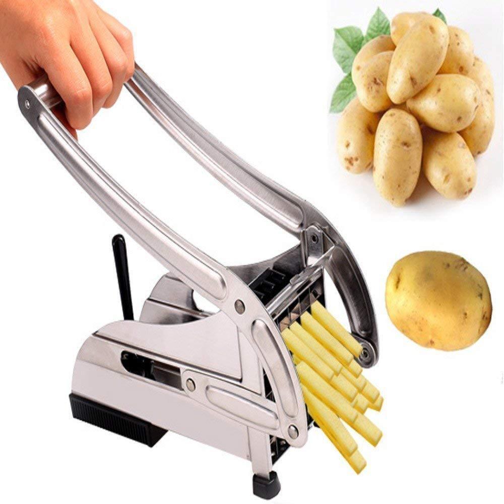 FRENCH FRIES POTATO CHIPS STRIP CUTTER MACHINE WITH BLADE (MKK-X71)