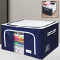 Foldable Steel Frame Clothes Living Storage Organizer Handled Bag (X502)