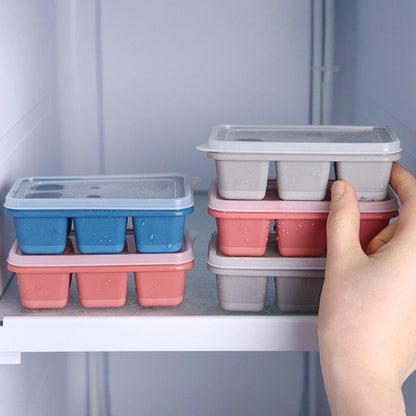 6 Grid Silicone Ice Tray used in all kinds of places like household kitchens for making ice from water and various things and all. (X1002)