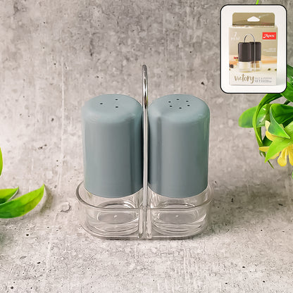 Apex Victory Salt  Pepper Dispenser Set  2 Pcs Acrylic Seasoning Shaker (X1101)