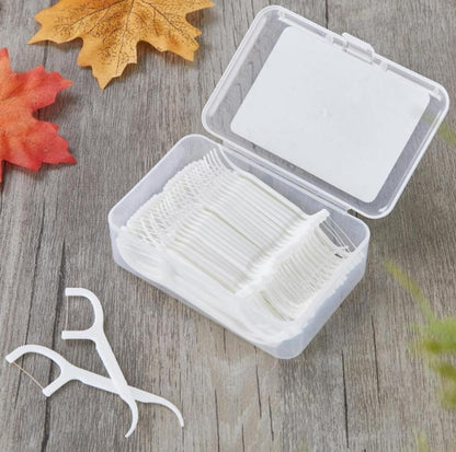 ORAL CARE DENTAL FLOSS TOOTHPICK STICKS (30PCS) (X160)