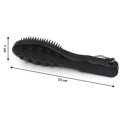 Electric Vibrating Massager Comb Hair Brush Comb Massager (MKK+X101)