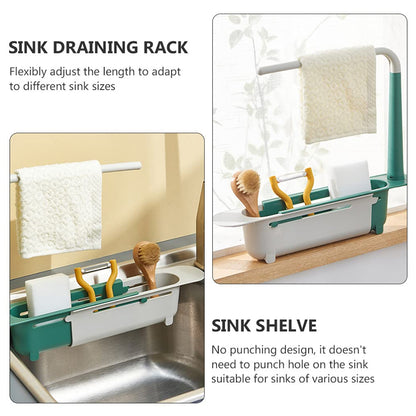 Expandable Kitchen Drying Basket Rack For Kitchen Use  (1 PCS) (X350)