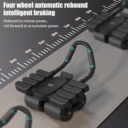 Automatic Rebound Abdominal Wheel With 8 Elbow Supports (1 Pc) (X463)