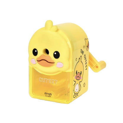 Plastic Cutest Duck Pencil Sharpener (1 Pc) X724)