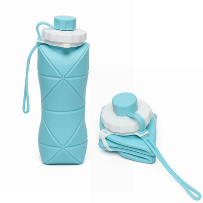 Collapsible Silicone Water Bottle | Random Col | 600ml | 1pc | X3015 |