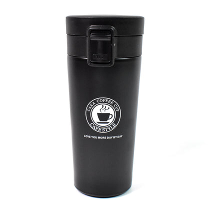 Coffee Travel Mug Insulated Coffee Cup With Leakproof Lid (380ml Approx  1 Pc) (MKK-X110)