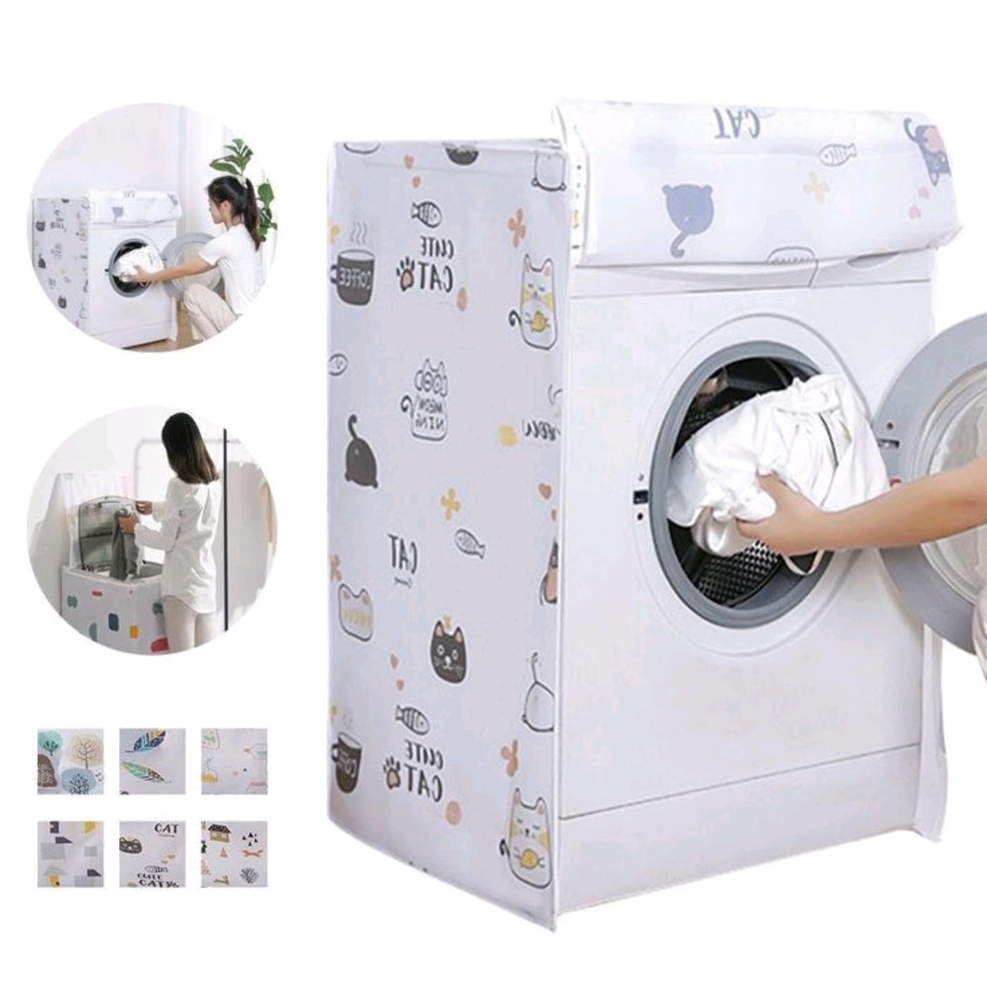 WASHING MACHINE COVER FRONT WINDOW(85*55*55cms) (YS+X144)