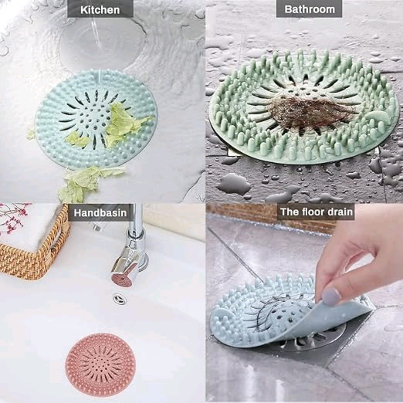 Silicone Drain Hair Catcher (1PCS) (YS+X154)