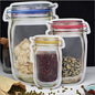 3PC SET TRANSPARENT JAR SHAPED STAND - UP POUCH WITH ZIPPER (C9-1/5-X186)