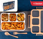 Lunch Box 4 Compartment With Leak Proof Lunch Box For School  Office Use (X493)