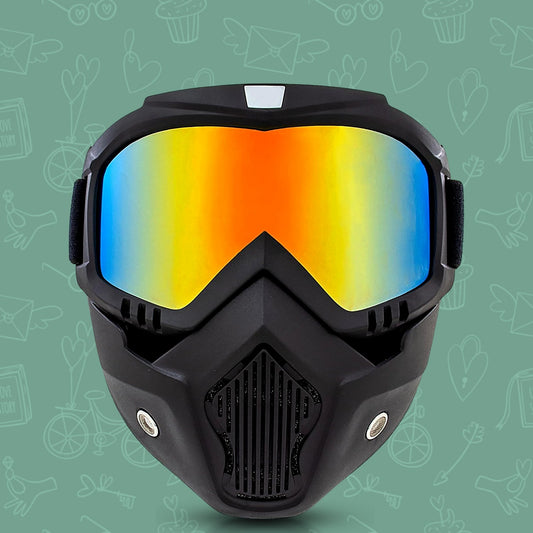 Motorcycle Goggles Off-road Helmet Goggles Windproof Glasses Goggles Mask (1 Pc) (X992)