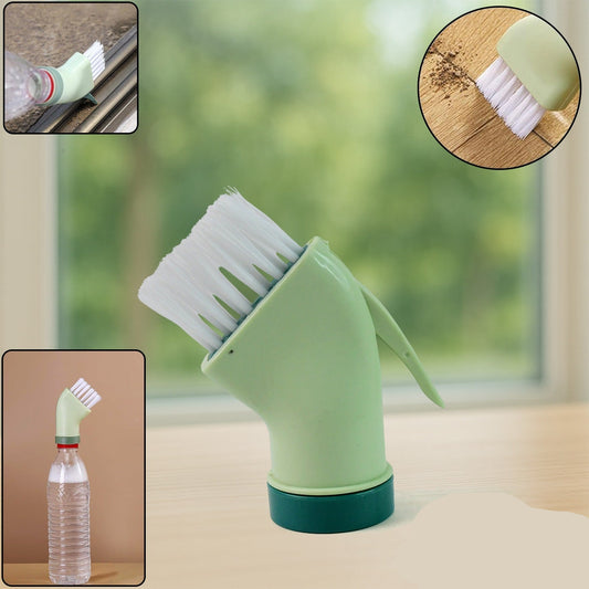 Multipurpose Bottle-connectable Cleaning Brush With Built-in Scraper (1 Pc)