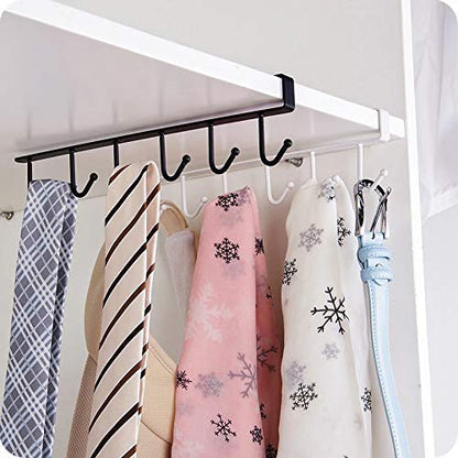 6 IN 1 SS SHELF HANGER HOOK (1PCS) (X1088)