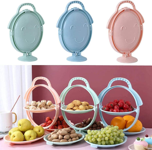 3 LAYER FOLDABLE SERVEING SMILEY PLAT (X1050)
