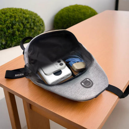 Waterproof Anti Theft Cross-body Fanny Pack Waist Bag Shoulder Bags Chest Men Casual Fashion Usb Charging Earphone Hook Sling Travel Bag (1 Pc)