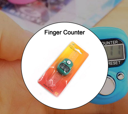 Manual Hand Finger Counting Machine Digital Head Electronic Tally Counter (MKK-X100)