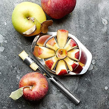 Stainless Steel Apple Cutterslicer With 8 Blades And Handle 1PCS (X566)