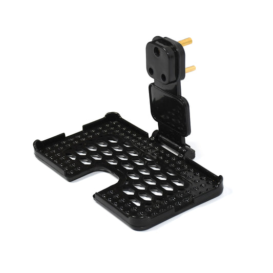 Multi-purpose Wall Holder Stand For Charging Mobile Just Fit In Socket And Hang ( Black ) (X846)