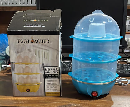 MKK-52-Egg Boiler / Poacher / Cooker / Electric Steamer (3 Layer)