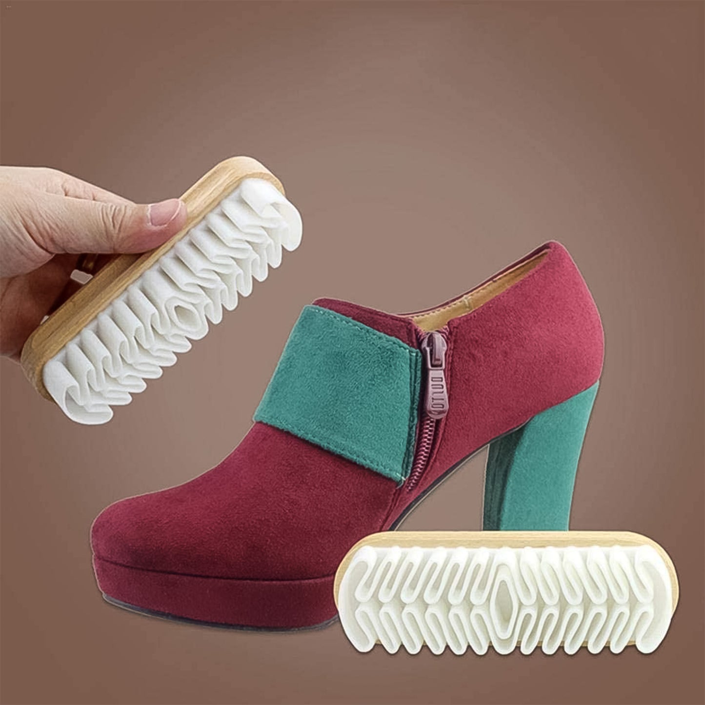 Shoe Cleaning Brush For Shoes  Boot Rubber Brush (1 Pc) (X299)